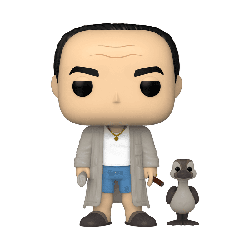 Tony Soprano with Duck