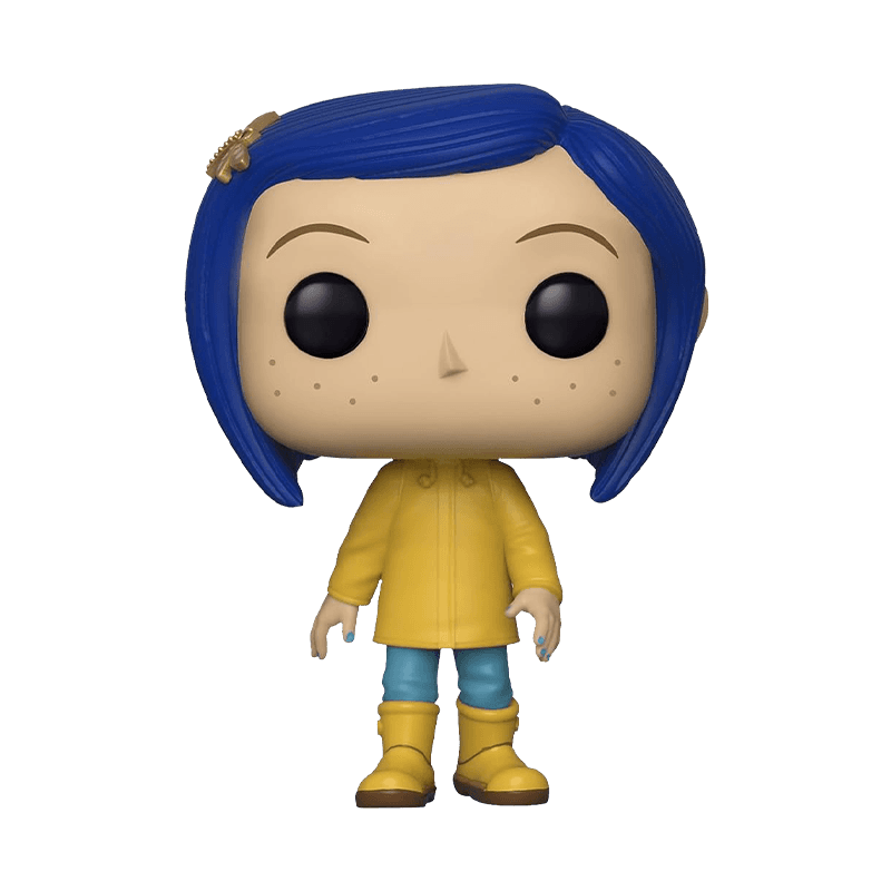 Coraline in Raincoat