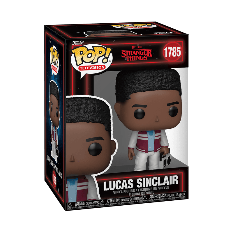 Lucas Sinclair signed Caleb McLaughlin figure