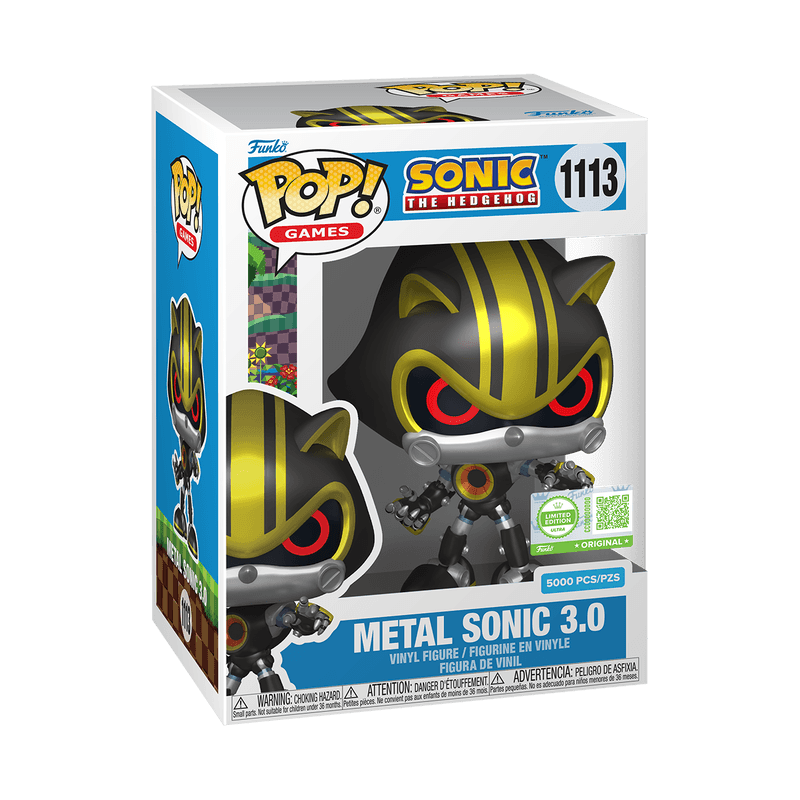 Metal Sonic 3.0 with Pop! Protector