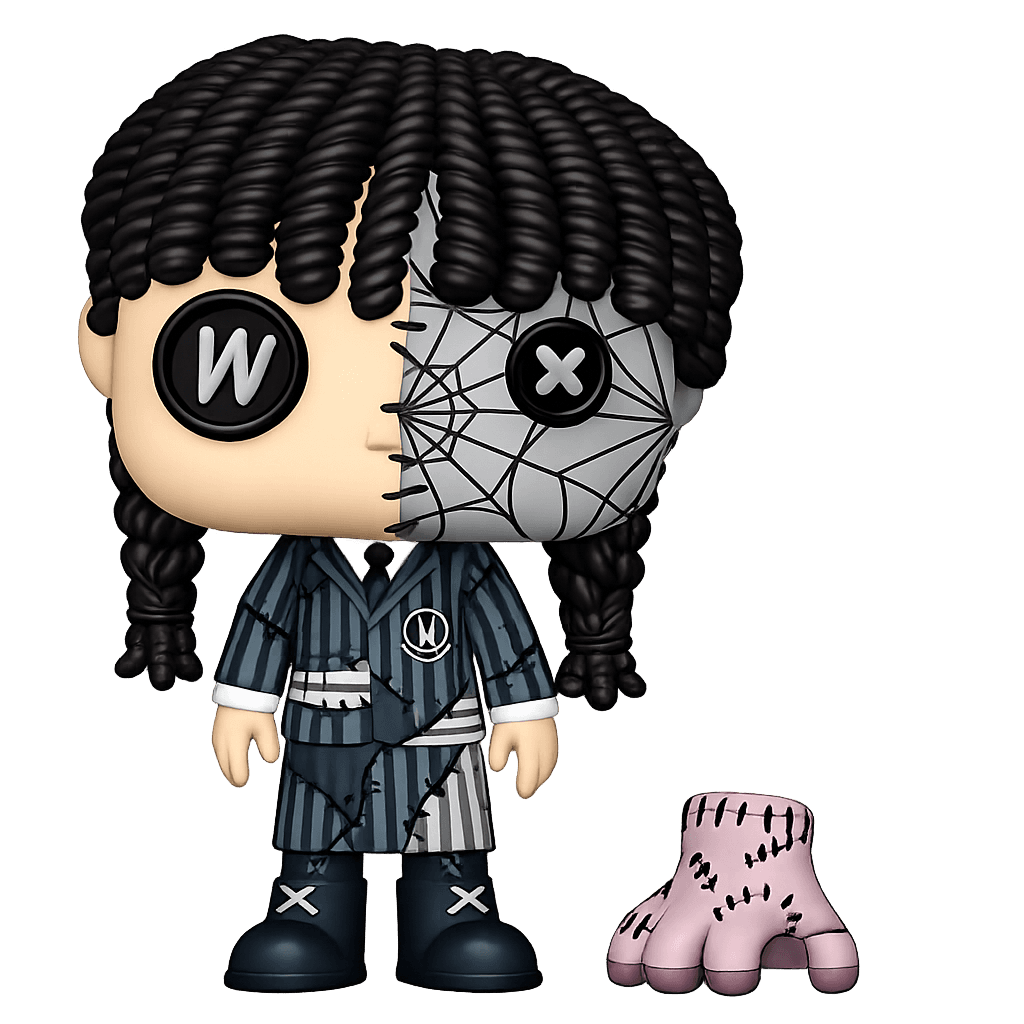 Wednesday Addams with Thing