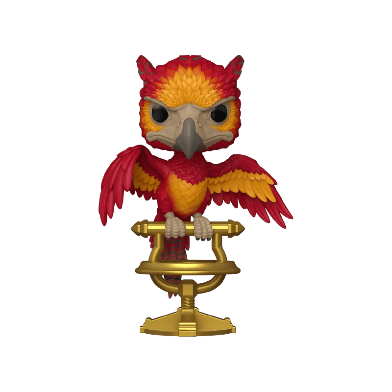 Fawkes on Perch