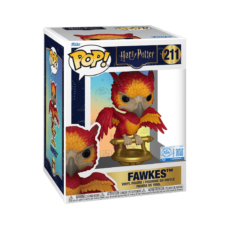 Fawkes on Perch