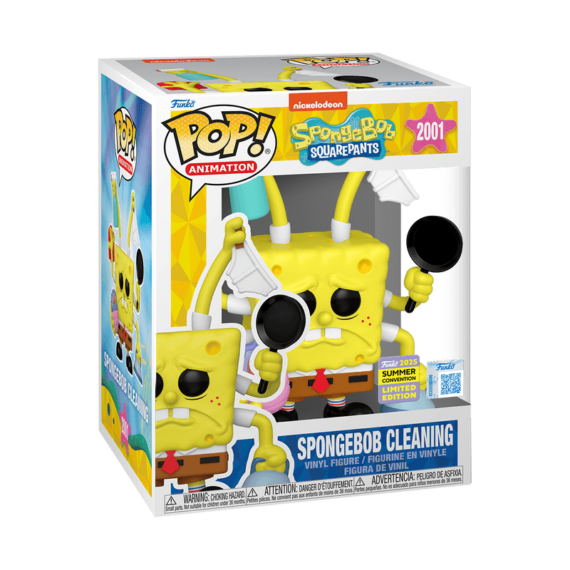 SpongeBob Cleaning figure