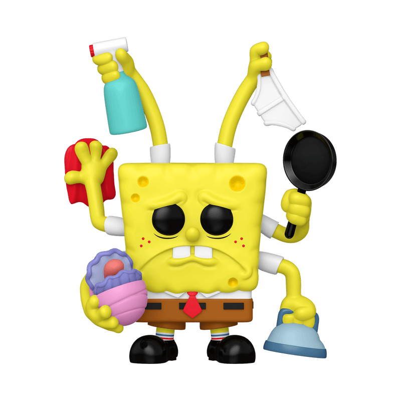 SpongeBob Cleaning figure