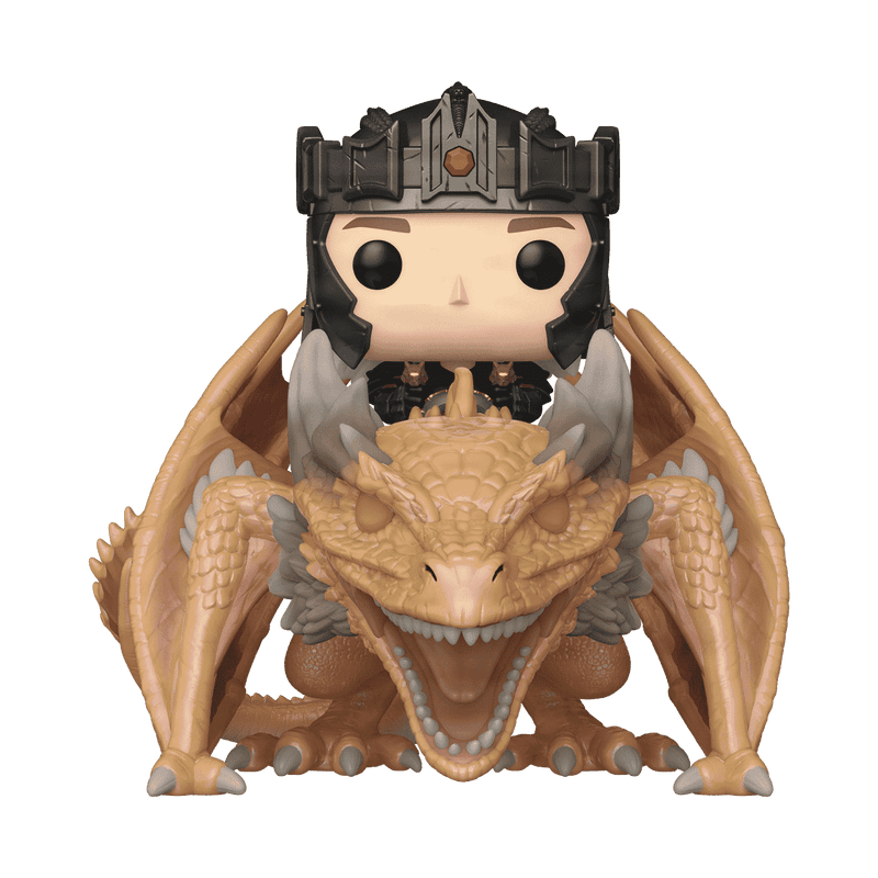 Aegon Targaryen with Sunfyre figure