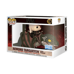 Aemond Targaryen with Vhagar