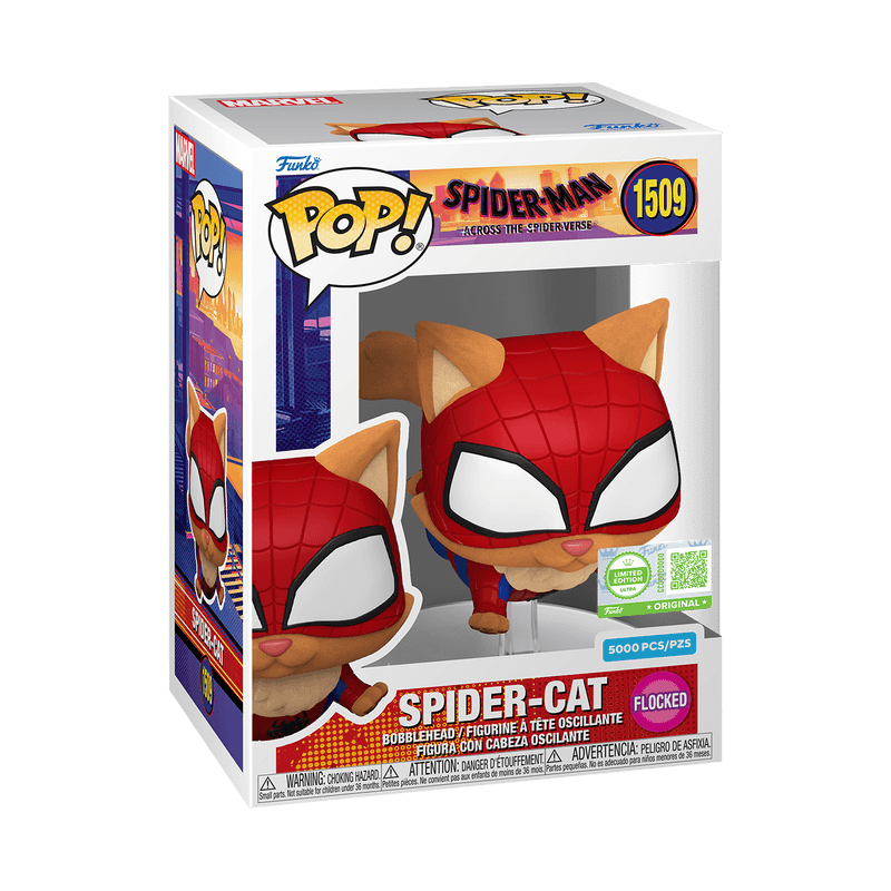 Spider-Cat with Pop! Protector figure