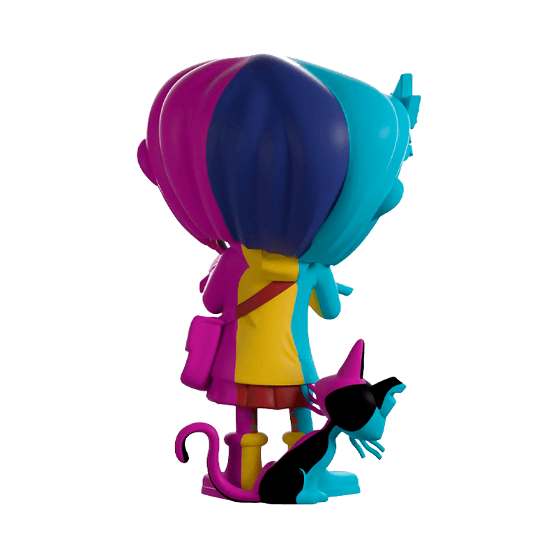 Illuminated Coraline figure