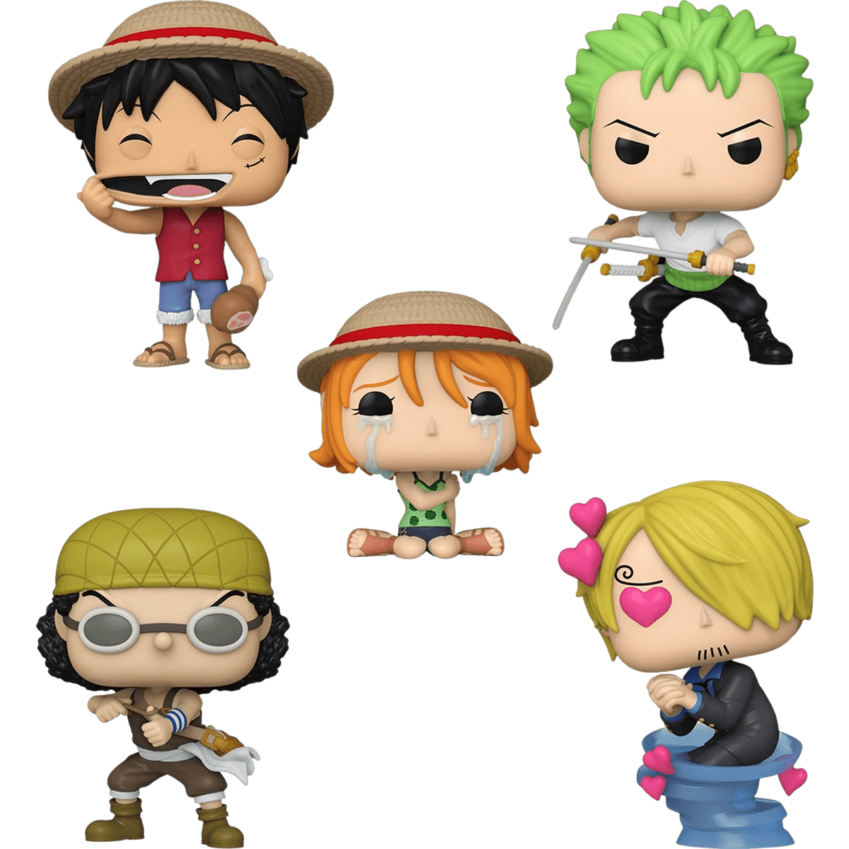 Luffy / Zoro / Nami / Usopp / Sanji figure