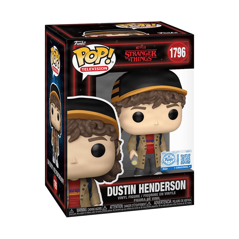 Dustin Henderson with Flashlight