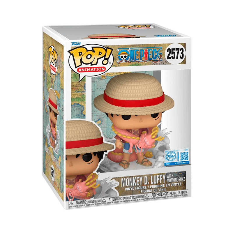 Monkey D. Luffy with Momonosuke figure
