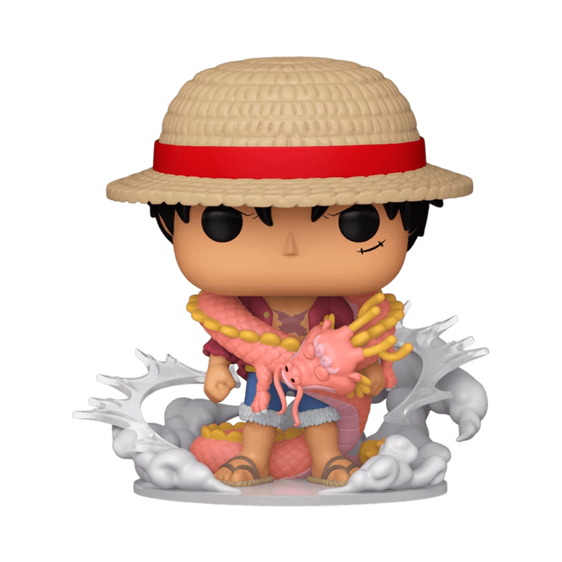 Monkey D. Luffy with Momonosuke figure