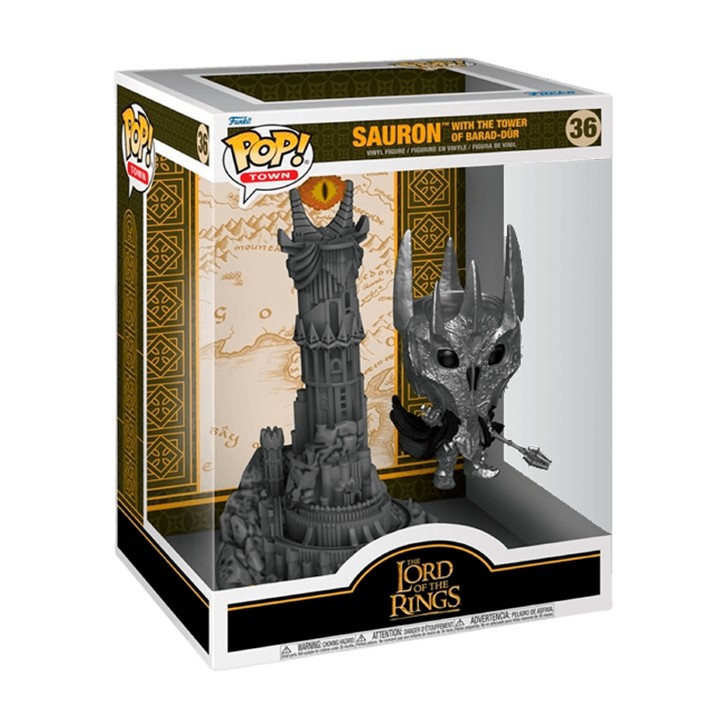 Sauron with the Tower of Barad-dur