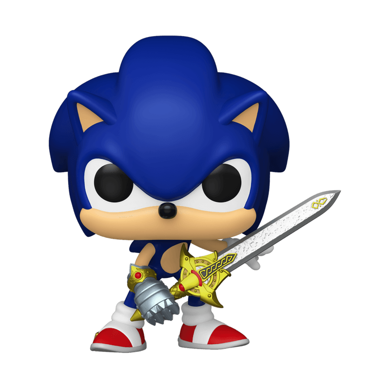 Sonic with Caliburn figure