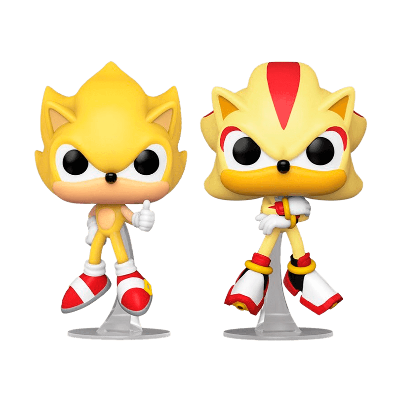 Super Sonic and Super Shadow figure